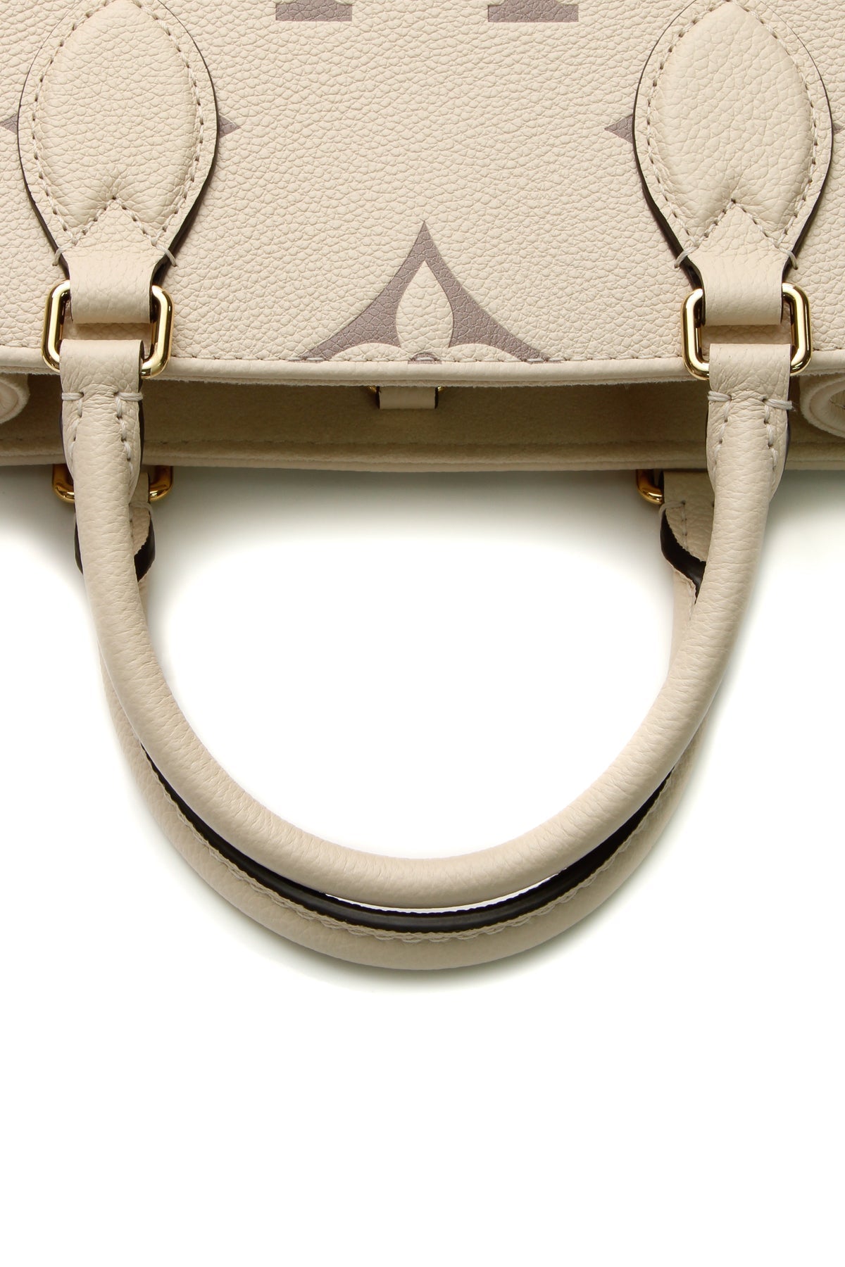 Bicolor Empreinte Onthego Bag PM Tote Bag - Cream/Rosewood