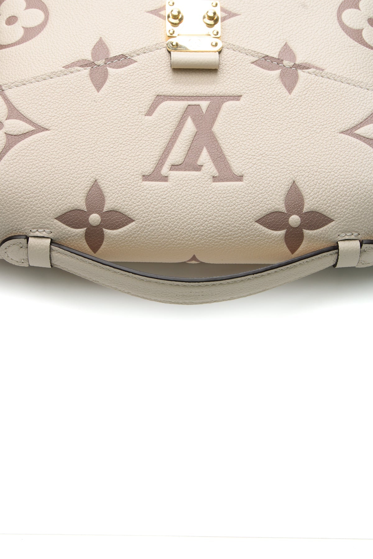 Bicolor Empreinte Pochette Metis Bag - Cream/Dove