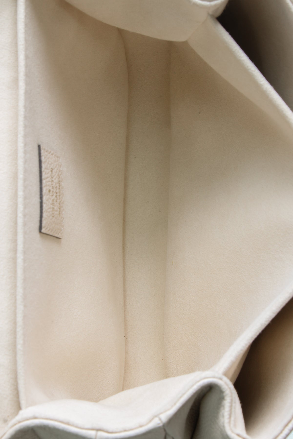 Bicolor Empreinte Pochette Metis Bag - Cream/Dove