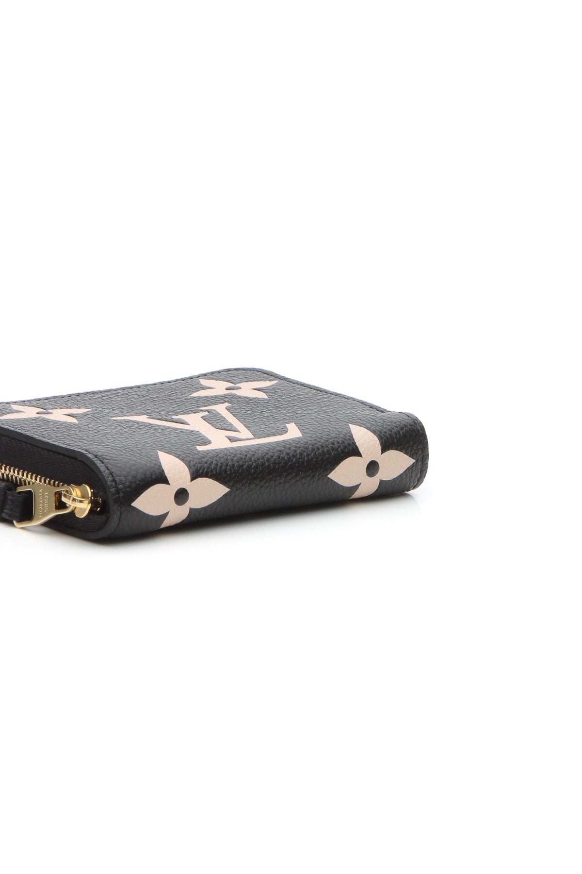 Bicolor Empreinte Zippy Wallet - Black