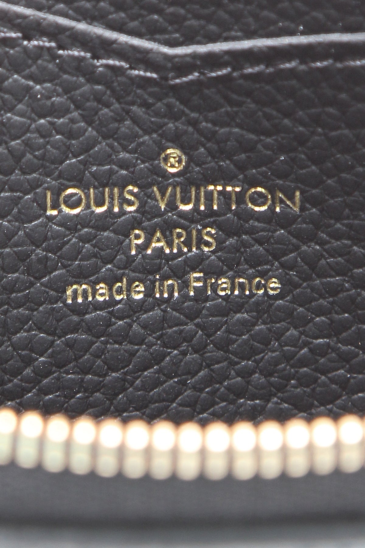 Bicolor Empreinte Zippy Wallet - Black