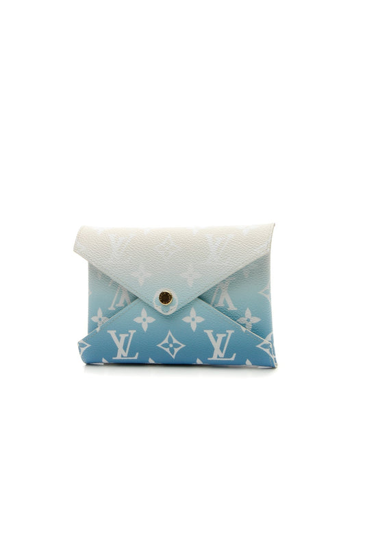 By The Pool Medium Kirigami Pochette - Blue