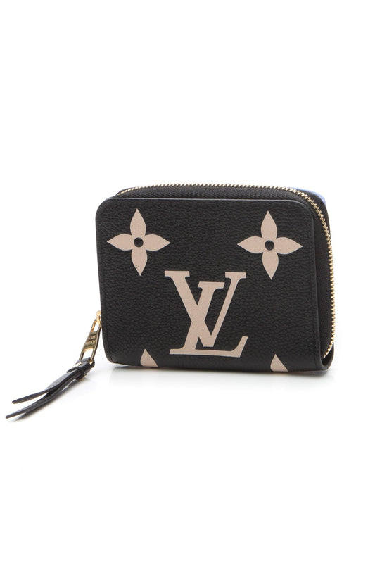 Bicolor Empreinte Zippy Wallet - Black