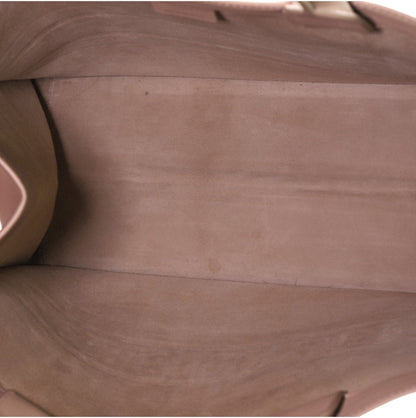 Book Tote Embossed Leather Small