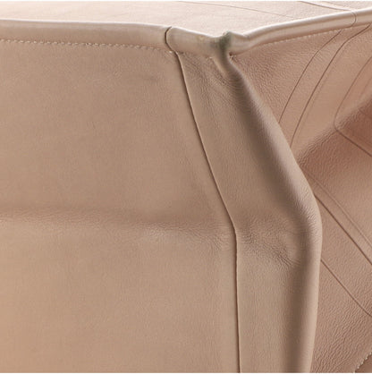 Book Tote Embossed Leather Small