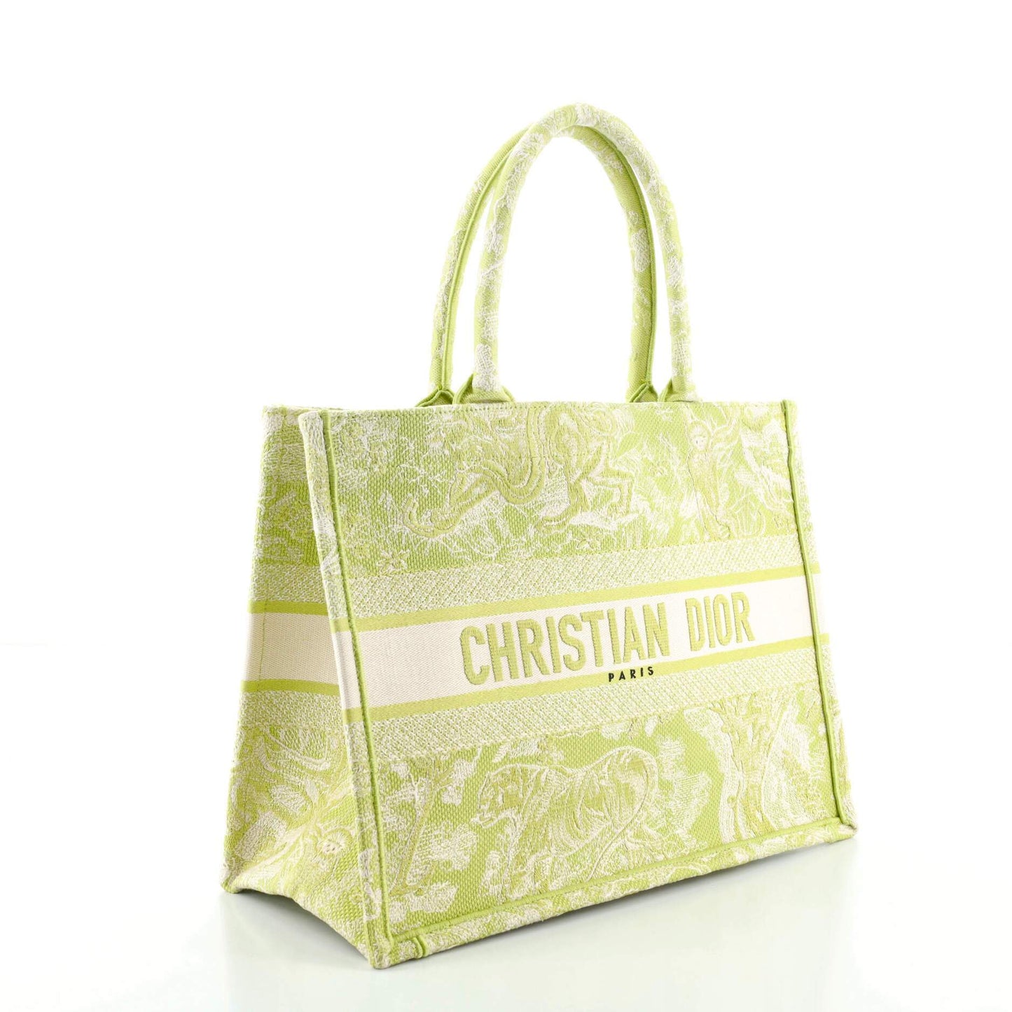 Book Tote Embroidered Canvas Small